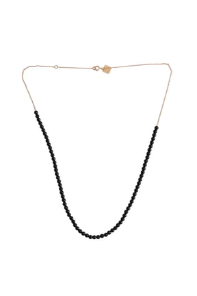 Collier Ginette NY Noir en Or rose - Seconde Main