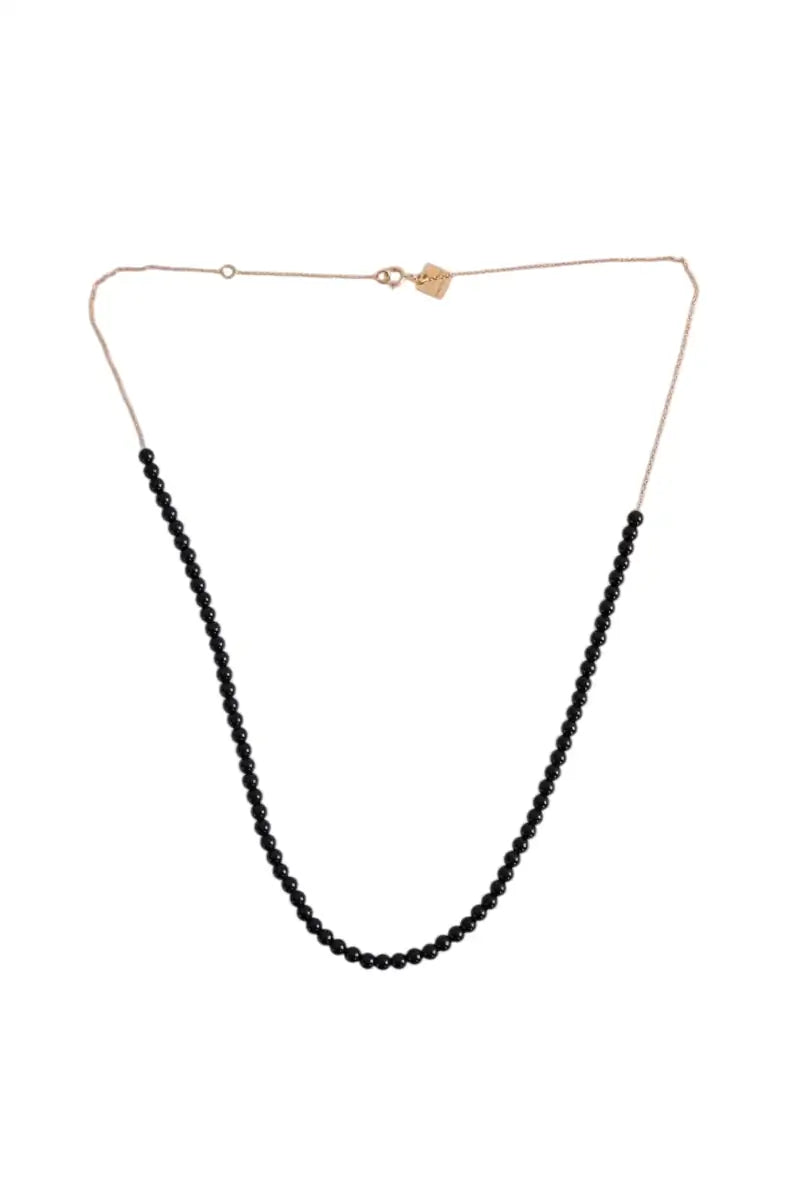Collier Ginette NY Noir en Or rose - Seconde Main