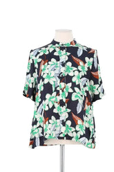 Chemise Tara Jarmon Marine en Viscose, taille XS - Seconde Main