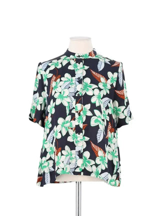 Chemise Tara Jarmon Marine en Viscose, taille XS - Seconde Main