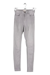 Jean slim Maje Gris en Denim - Jeans, taille XXS - Seconde Main