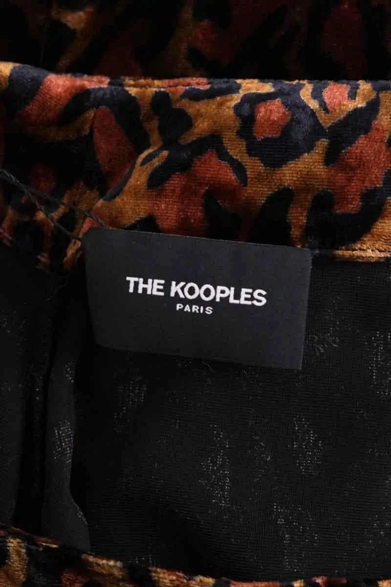 Jupe The Kooples Marron en Viscose