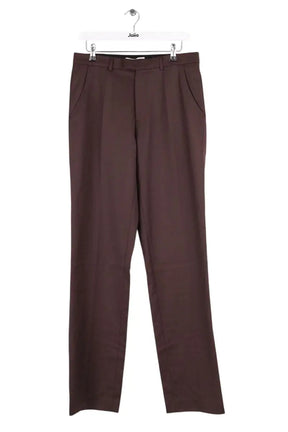 Pantalon droit The Frankie Shop Marron en Laine, taille S - Seconde Main