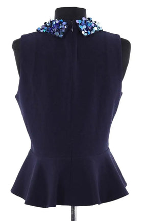 Blouse Manoush Bleu en Synthétique
