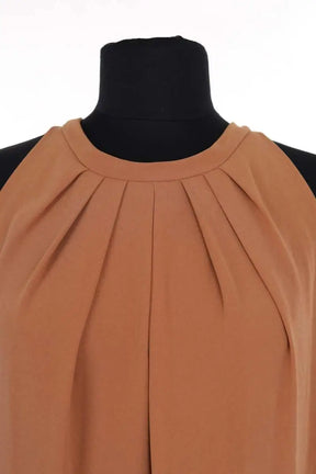 Robe Tara Jarmon Camel en Synthétique