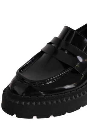 Mocassins Jimmy Choo Noir en Cuir