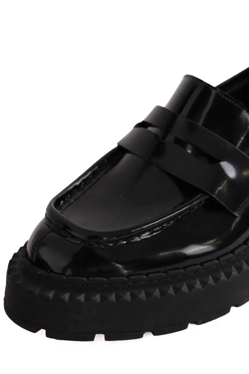 Mocassins Jimmy Choo Noir en Cuir