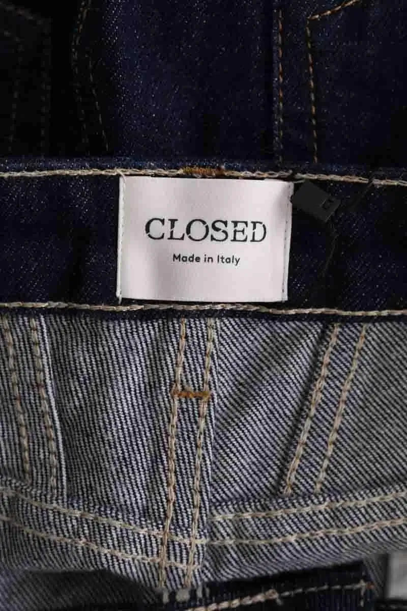 Jean droit Closed Bleu en Coton