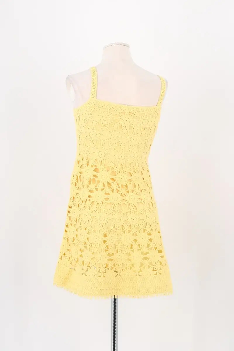 Robe Maje Jaune en Coton