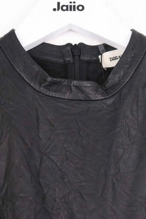 Robe Zadig & Voltaire Noir en Cuir
