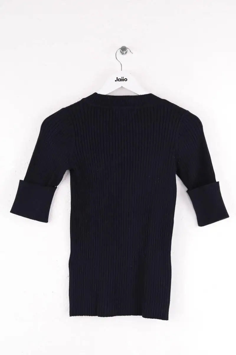Top Sandro Marine en Coton
