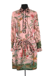Robe Gucci Rose en Soie, taille S - Seconde Main
