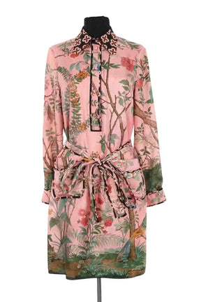 Robe Gucci Rose en Soie, taille S - Seconde Main