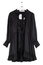 Robe Iro Zest Noir en Soie, taille S - Seconde Main