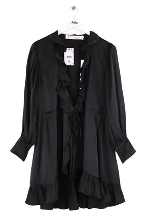 Robe Iro Zest Noir en Soie, taille S - Seconde Main