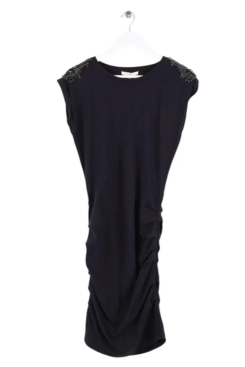 Robe Maje Noir en Coton, taille L - Seconde Main