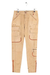 Pantalon Ralph Lauren Camel en Coton, taille S - Seconde Main