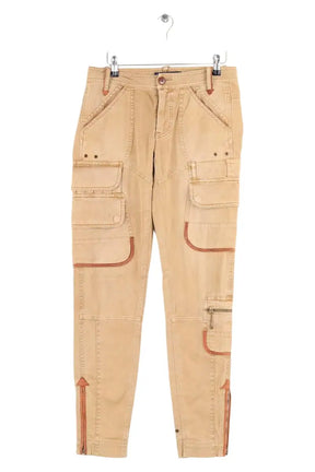 Pantalon Ralph Lauren Camel en Coton, taille S - Seconde Main