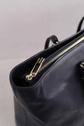 Cabas Tommy Hilfiger Marine en Cuir