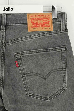 Jean droit Levi's 502 Gris en Coton