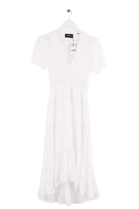 Robe The Kooples Blanc en Viscose, taille S - Seconde Main