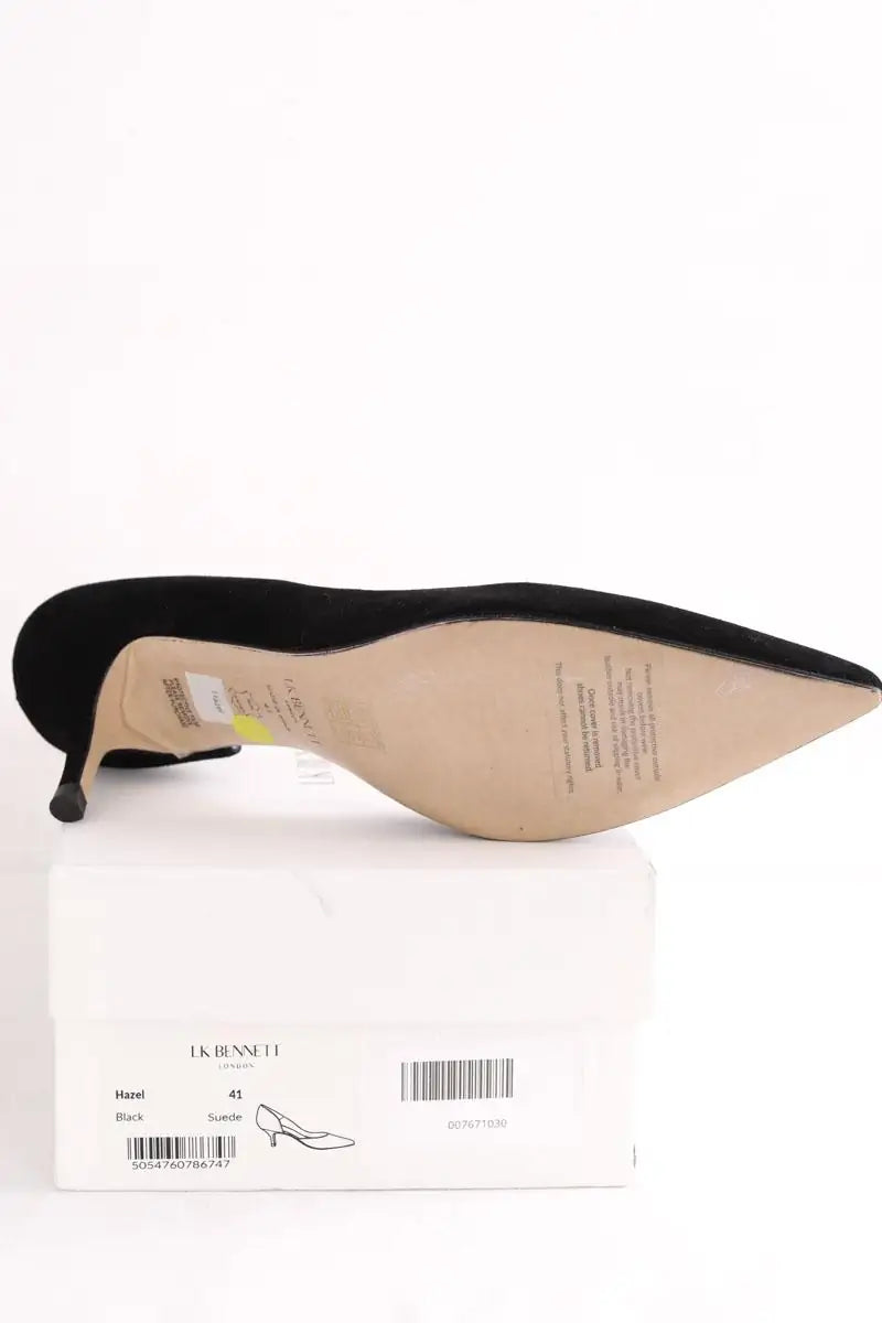 Talons LK Bennett Hazel Noir en Cuir