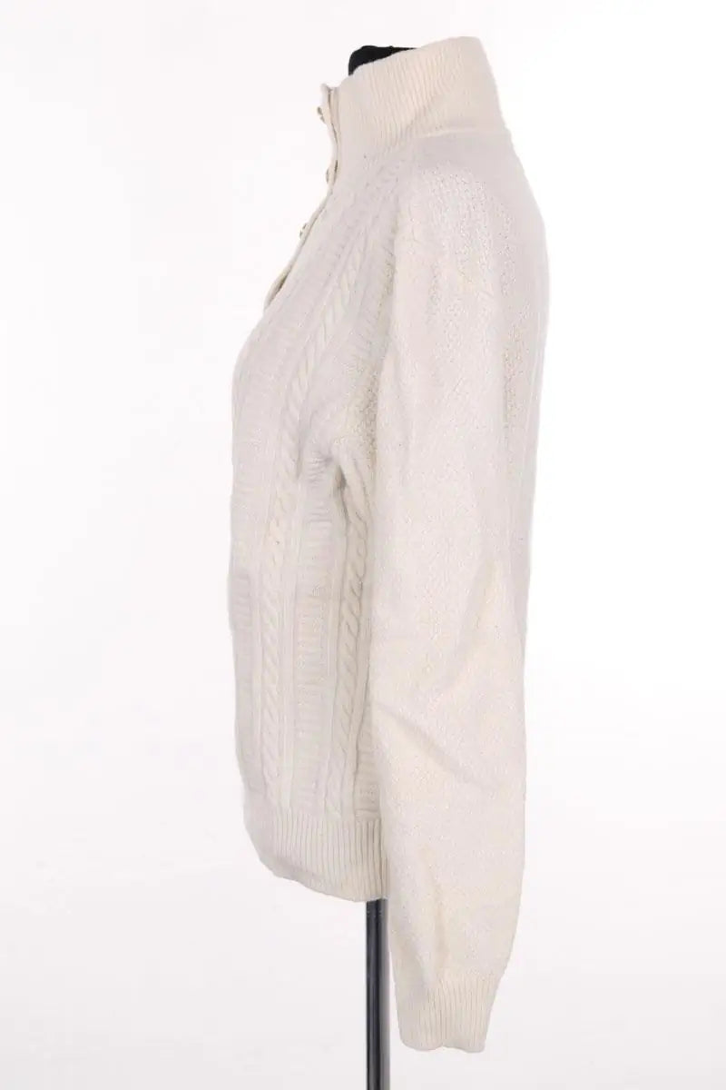 Pull APC Blanc en Laine