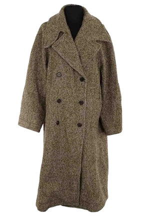 Manteau Bellerose Kaki en Laine, taille XS - Seconde Main