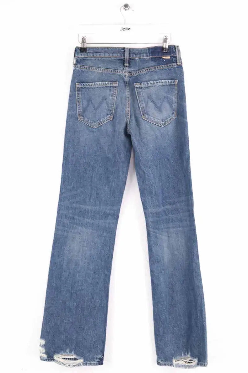 Jean droit Mother Bleu en Coton