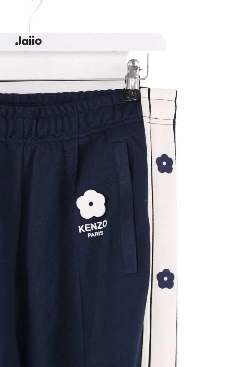 Pantalon droit Kenzo Bleu en Synthétique