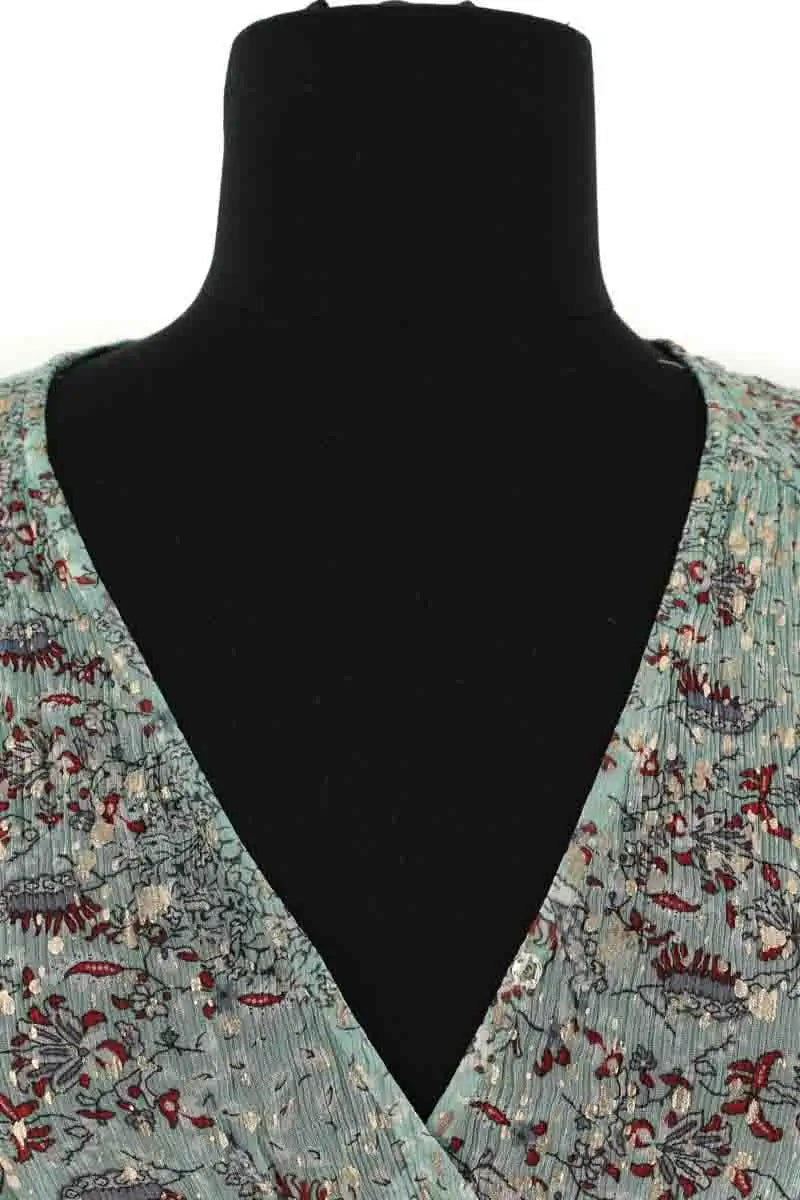 Robe Ba&Sh Turquoise en Synthétique