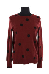 Pull Sézane Bordeaux en Cachemire, taille S - Seconde Main