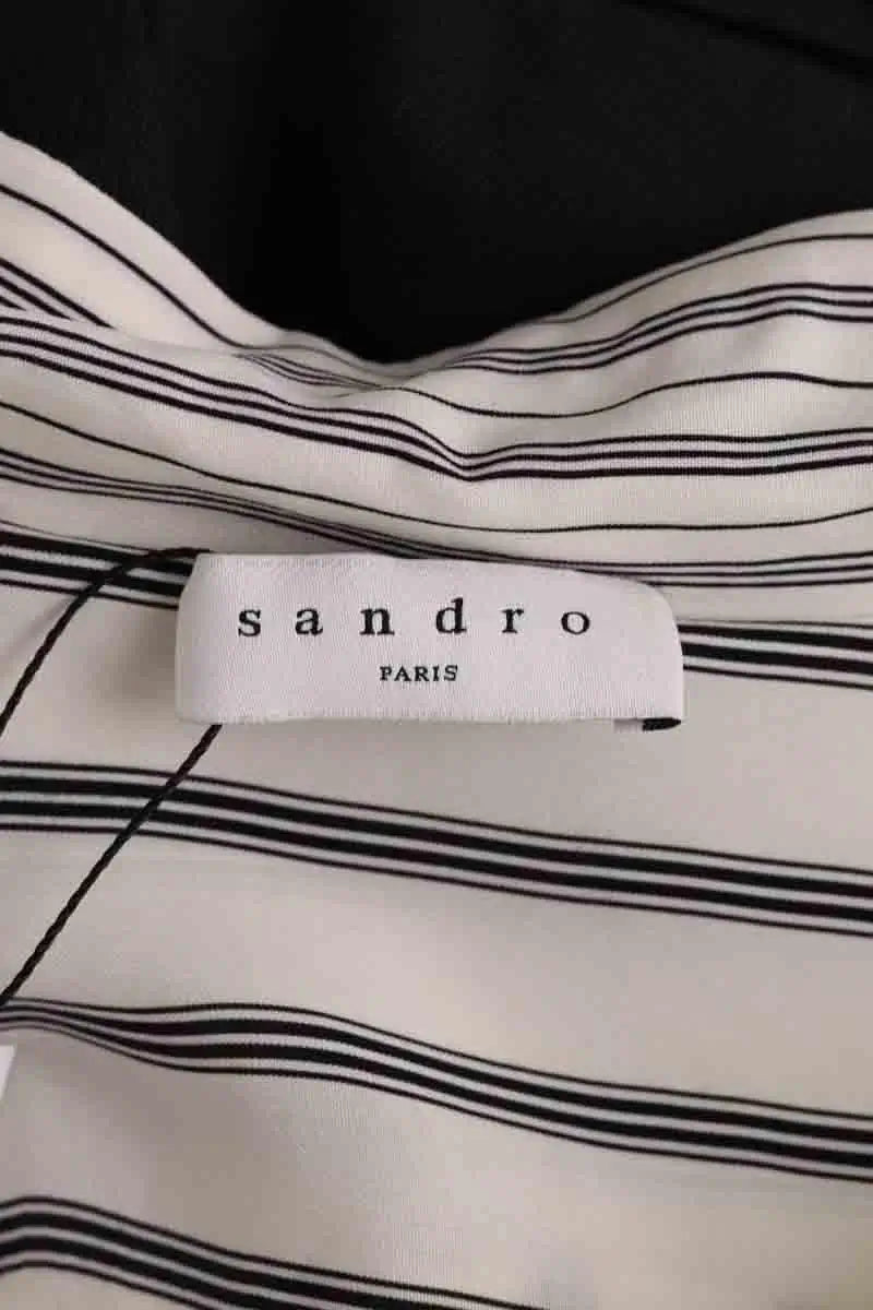 Combishort Sandro Blanc en Coton