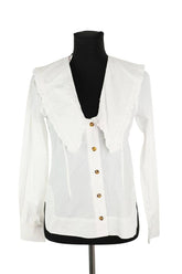 Blouse Ganni  Blanc