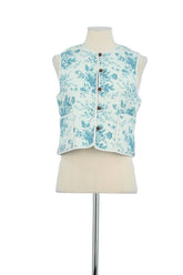 Gilet Antik Batik  Bleu
