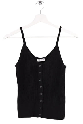 Top sans manche Claudie Pierlot Noir en Viscose, taille S - Seconde Main