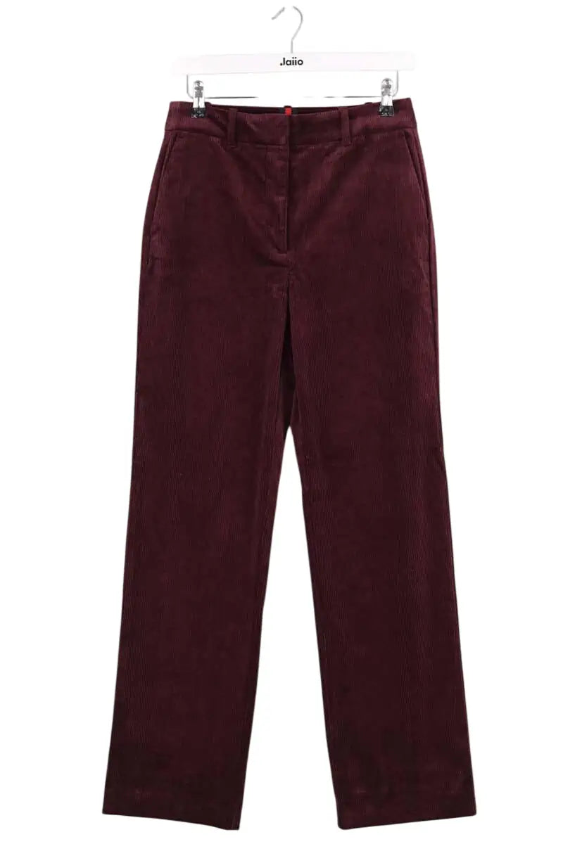 Pantalon large Boden Cord trousers Bordeaux en Coton, taille S - Seconde Main