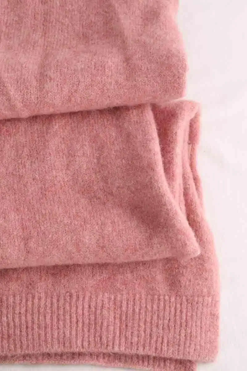 Écharpe Sézane Rose en Laine