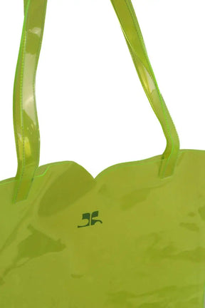 Cabas Courrèges Jaune en Synthétique