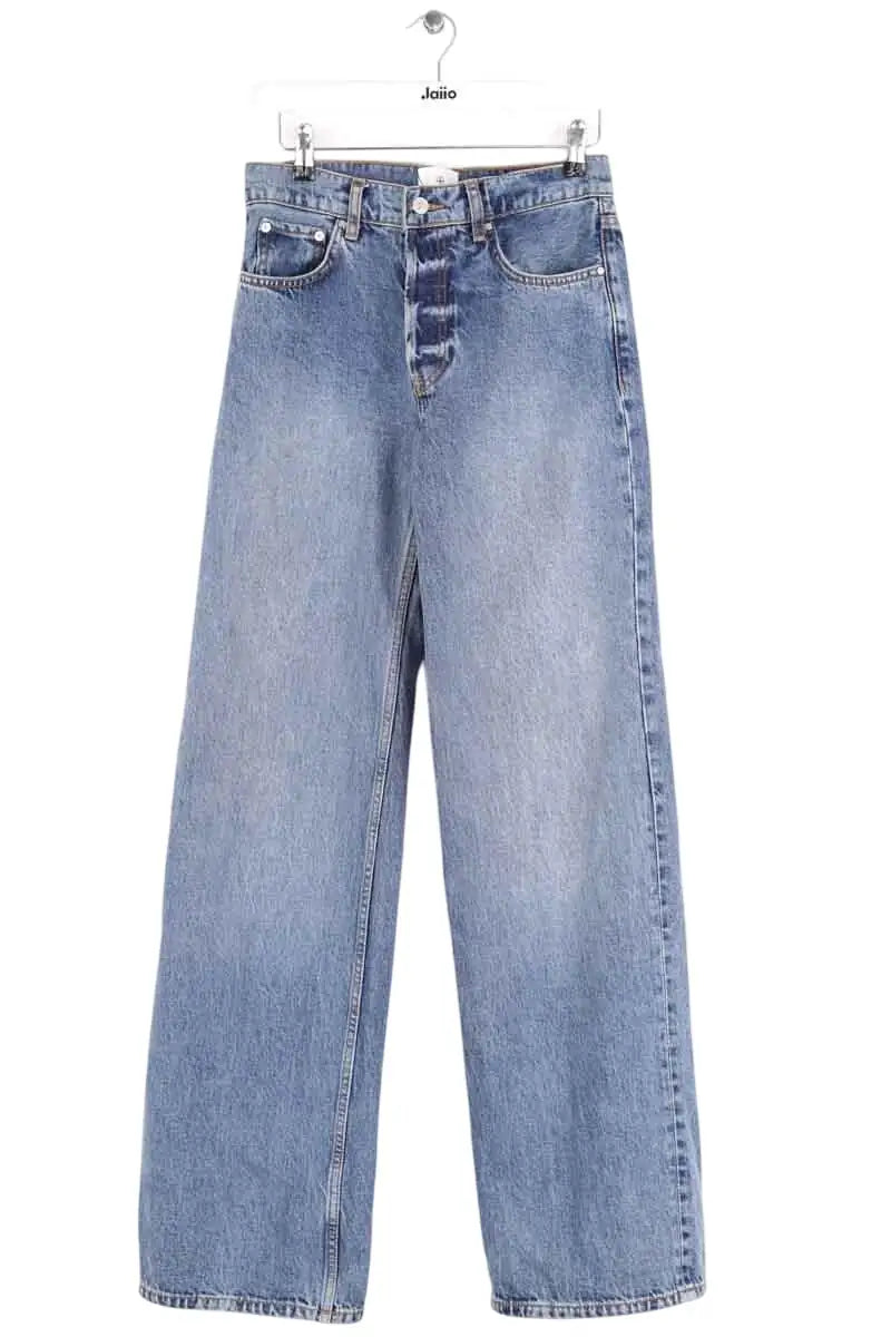 Jean large Anine Bing Bleu en Coton, taille XS - Seconde Main