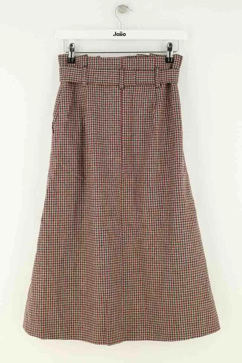 Jupe Sézane Bordeaux en Laine