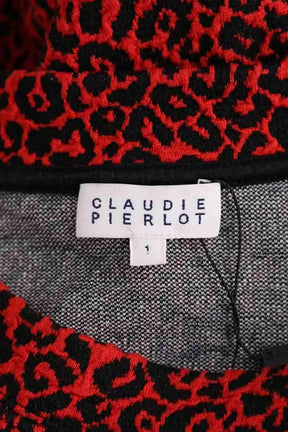 Pull Claudie Pierlot Rouge en Synthétique