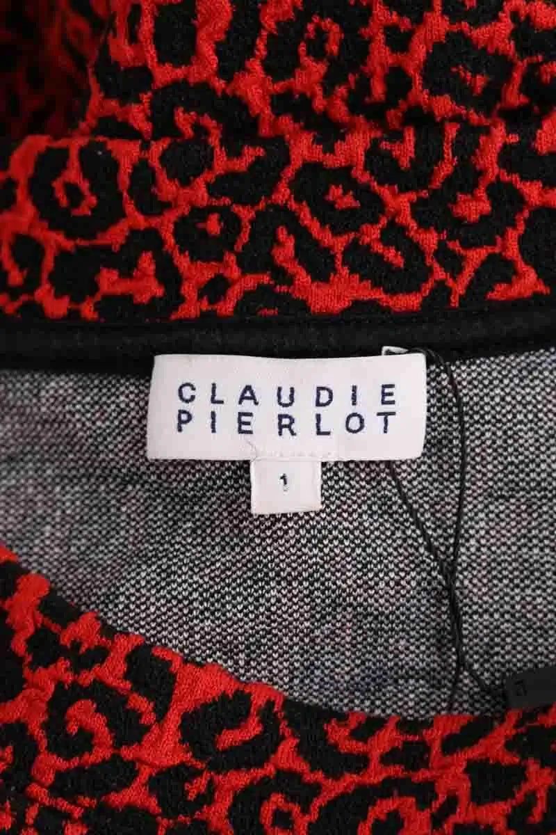 Pull Claudie Pierlot Rouge en Synthétique