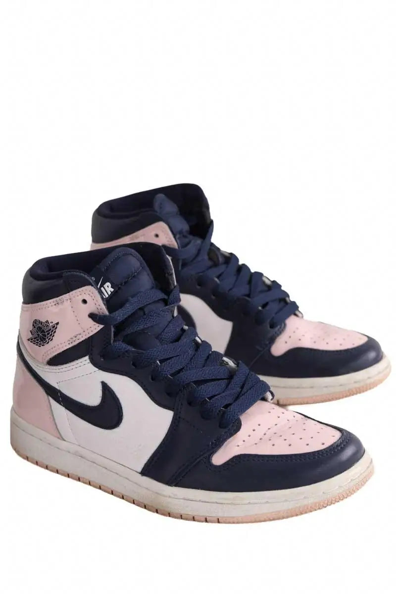 Baskets Nike Rose en Cuir