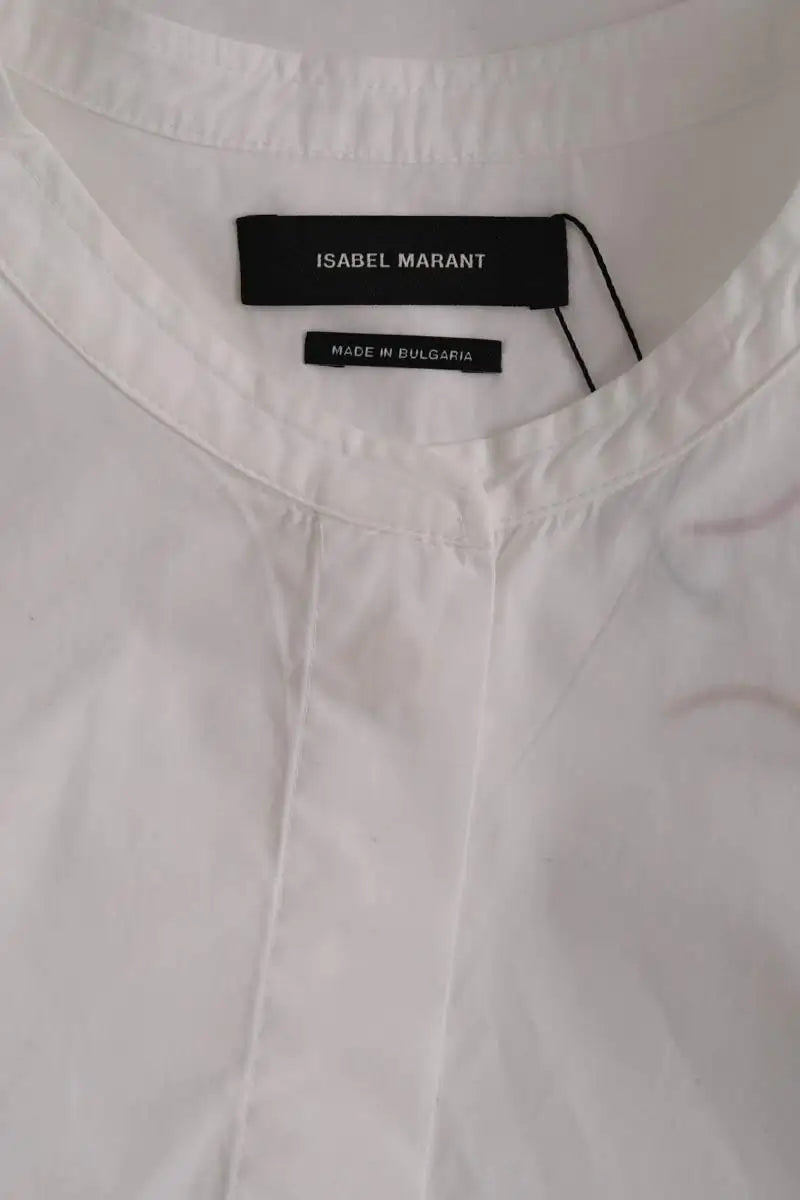 Robe Isabel Marant Blanc en Coton