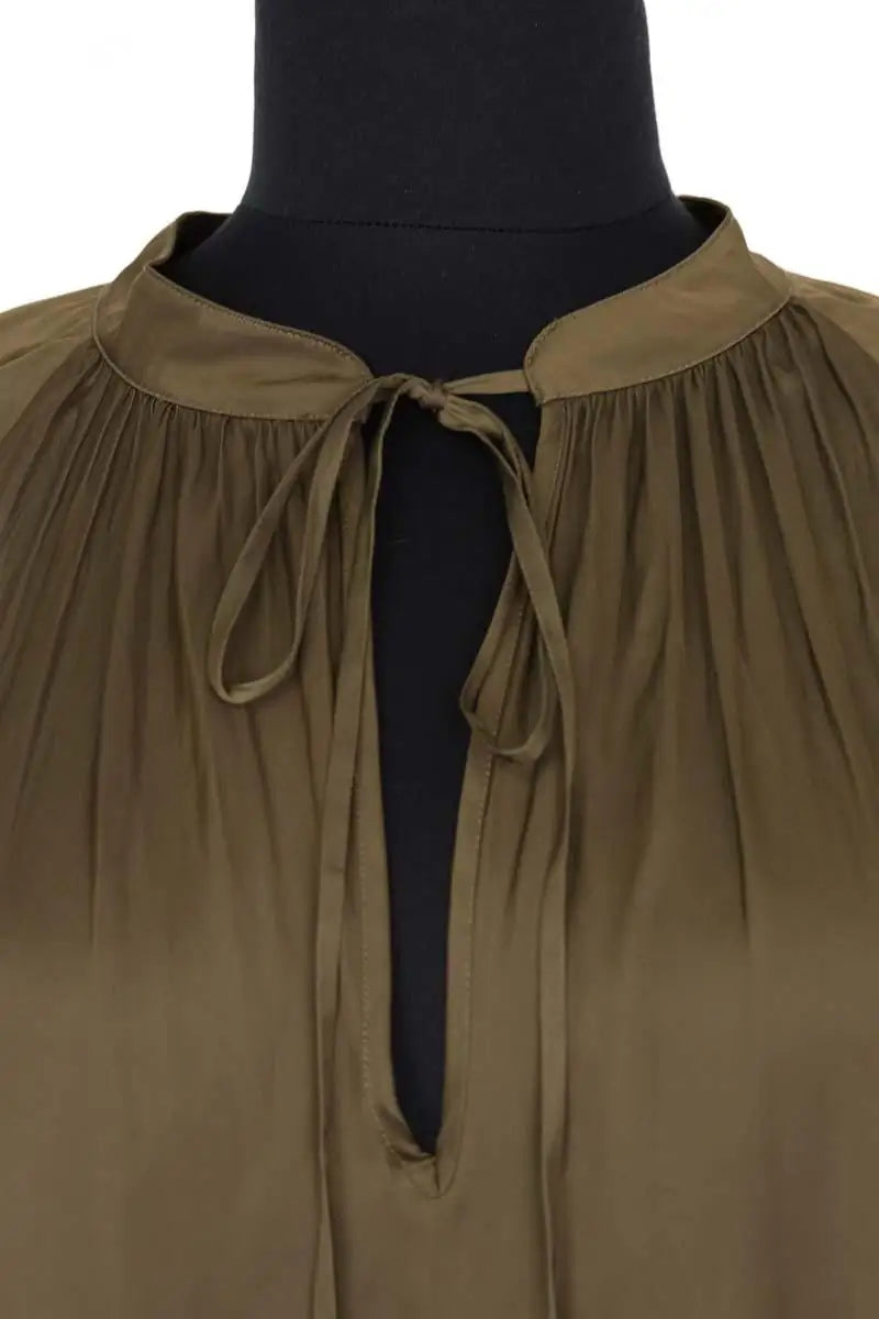 Robe Zadig & Voltaire Kaki en Synthétique