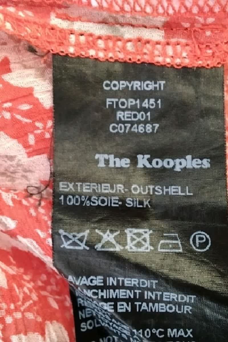 Top sans manche The Kooples  Rouge