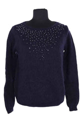Pull Sézane Bleu en Synthétique, taille S - Seconde Main