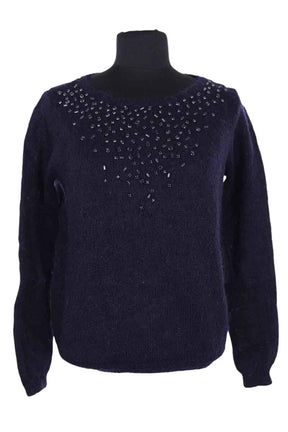 Pull Sézane Bleu en Synthétique, taille S - Seconde Main