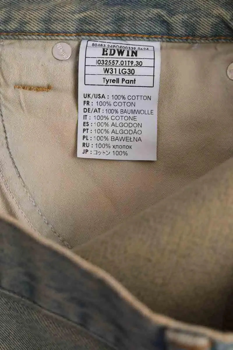 Jean droit Other Brand Bleu en Coton